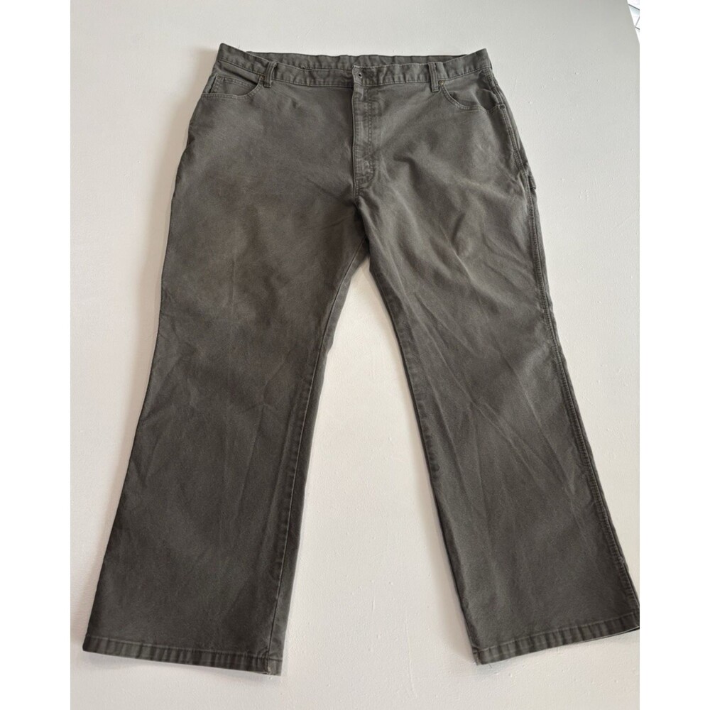Dickies Mens 44x30 Carpenter Green Workwear Pants Straight Leg Cargo